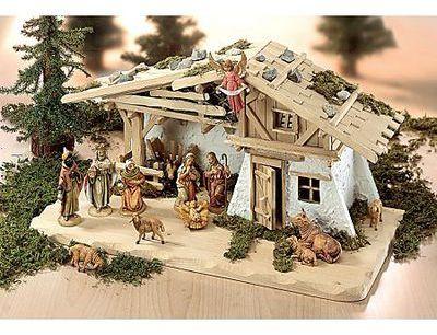 Grande crèche chalet de montagne
