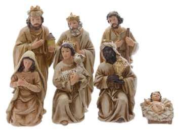 Set crèche groupe de Santons 12 cm