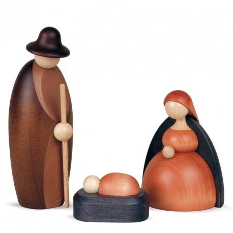 Nativité, petit Jésus, Joseph, Marie, 12 cm