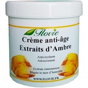 Crème anti-âge aux extraits dambre antioxydante e