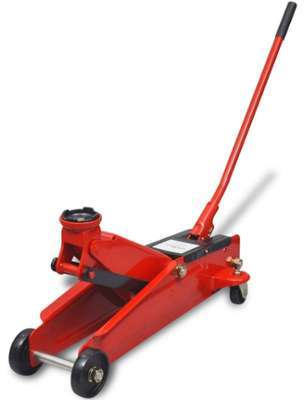 VidaXL Cric rouleur hydraulique taille basse 3 Tonnes VidaXL Cric rouleur hydraulique