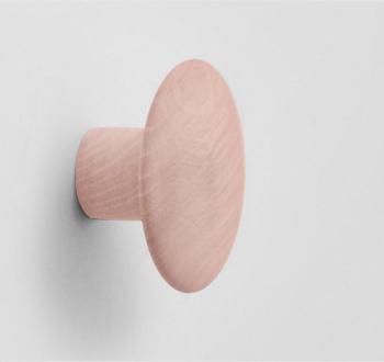 The Dots - Patères S - rose/mat/Ø 9cm