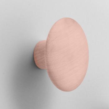 The Dots - Patères M - rose/mat/Ø 13cm