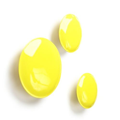 Pin - Set de patères - Pièce unique - jaune/Set de