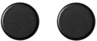 Menu Knobs - Set de 2 patères - noir/peint par pou