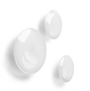 Pin - Set de patères - Pièce unique - blanc/Set de