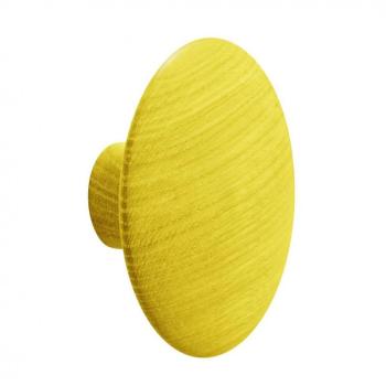 The Dots - Patères M - jaune/mat/Ø 13cm