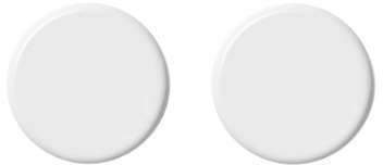 Menu Knobs - Set de 2 patères - blanc/peint par po