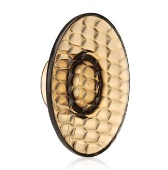 Jellies - Lot de 2 porte-manteaux 19cm - ambre jaune Jellies - Lot de 2 porte-manteaux