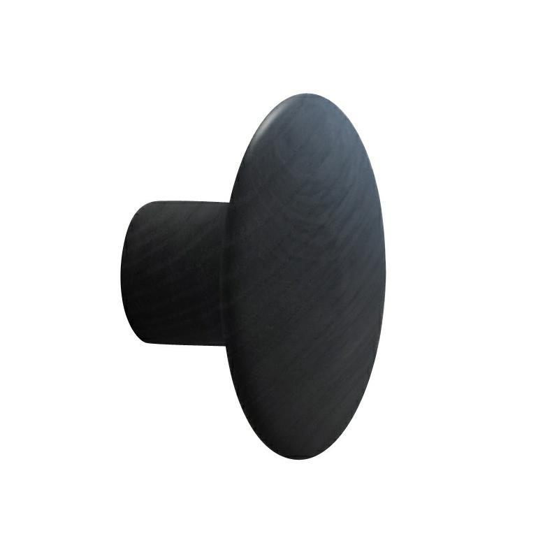 The Dots - Patères S - noir/mat/Ø 9cm