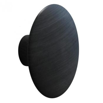 The Dots - Patères M - noir/mat/Ø 13cm