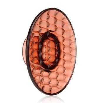 Jellies - Lot de 2 porte-manteaux 19cm - rose transparent Jellies - Lot de 2 porte-manteaux