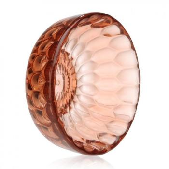 Jellies - Lot de 4 porte-manteaux 9 5cm - rose transparent Jellies - Lot de 4 porte-manteaux
