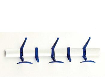 Porte-manteaux mural Hanger (60cm) - bleu cobalt transparent Porte-manteaux mural Hanger