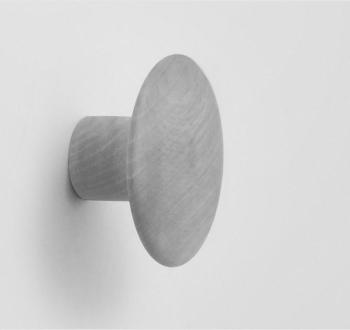 The Dots - Patères S - gris/mat/Ø 9cm