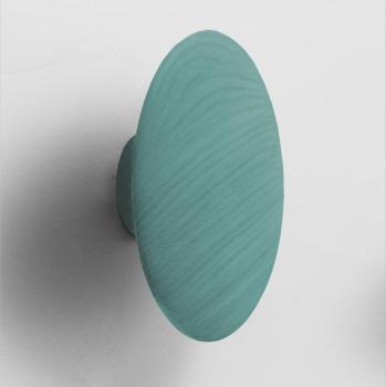 The Dots - Patères L - pétrole/mat/Ø 17cm