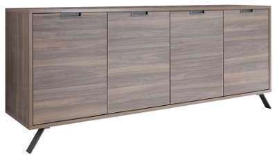 Buffet 4 portes PALMA coloris noyer Buffet 4 portes PALMA coloris