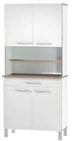 Buffet de cuisine L 80 cm DEBORA coloris blanc Buffet de cuisine L 80 cm