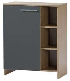 Desserte micro-ondes L 70 cm ORLANDO coloris chêne Desserte micro-ondes L 70