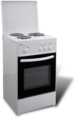 VidaXL Cuisinière électrique 3 plaques 50 x cm