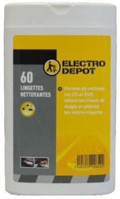 Lingette nettoyante Electro dépôt X 60 pour tablet