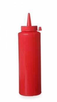 Flacon Distributeur Rouge - 200ml - Ø50x185mm
