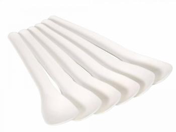 Cuillère à Oeuf ABS Blanc 6 Pièces