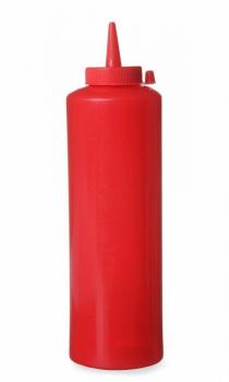 Set de 3 Flacons Distributeur Rouge - 350ml - Ø55x