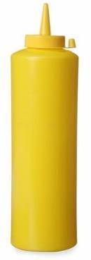 Set de 3 Flacons Distributeur Jaune - 700ml - Ø70x