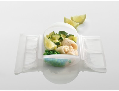 Papillote en silicone 100% platine - Lékué 650ml-1