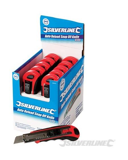 Boîte présentoir de 10 cutters à lame sécable auto