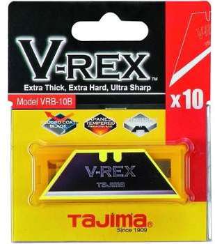 Lame cutter trapèze V-REX 19 mm vendu en étui de 10 Lame cutter trapèze V-REX