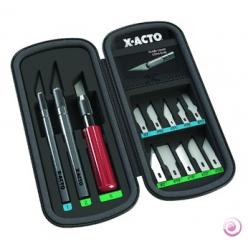 Set X-Acto Découverte 3 couteaux (#1, 2, 5) + 13 l