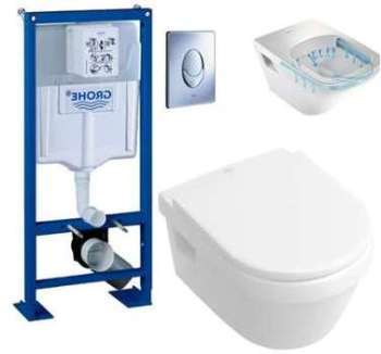 GROHE Pack WC suspendu Rapid SL, cuvette Directflu