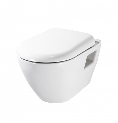 Cuvette suspendue en porcelaine design Blanc PLANETE Cuvette suspendue en porcelaine
