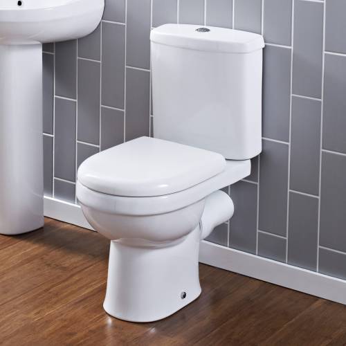 Pack WC Toilette Céramique Blanche Abattant Frein
