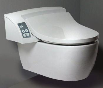 Abattant WC lavant avec douchette séchage et filtration Abattant WC lavant avec douchette