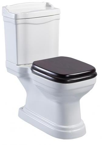 Pack WC rétro à poser Zeus en céramique sortie ver