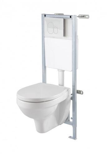 Pack WC complet suspendu Mural Blanc PLANETE BAIN