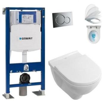 GEBERIT Pack wc suspendu UP320 Duofix + cuvette Di