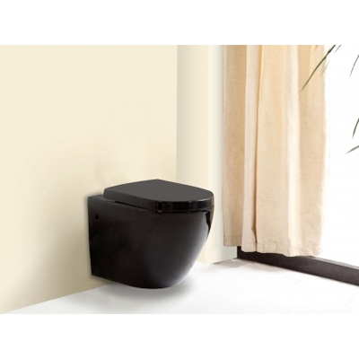 WC suspendu KENJI - noir