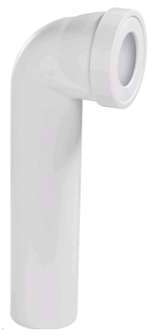 Pipe WC longue coudée mâle Diamètre 100mm WIRQUIN Pipe WC longue coudée mâle