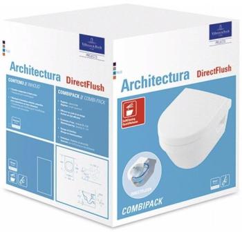 Villeroy Boch Architectura Combi Pack WC suspendu à Villeroy Boch Architectura