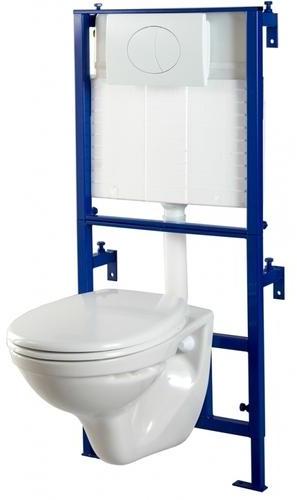 Pack wc suspendu Mural + cuvette wc NF