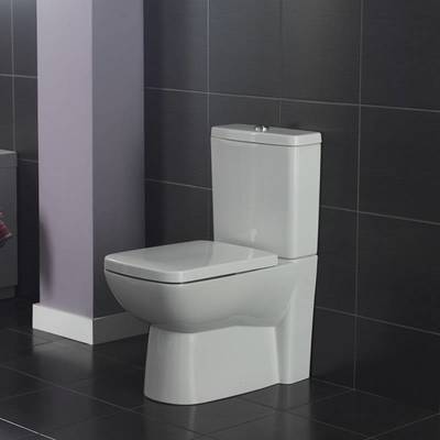 Toilette WC Céramique Blanche Abattant Cuvette Fre