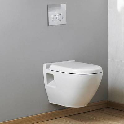 Cuvette Toilette WC Suspendu Céramique Blanche Mod