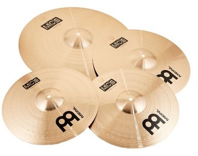Jeu de Cymbales Bronze MEINL 14/16/20 + CRASH 18
