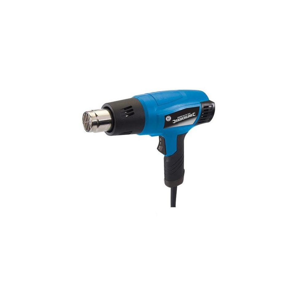 Pistolet décapeur 550 °C électrique 2 000 W Silver