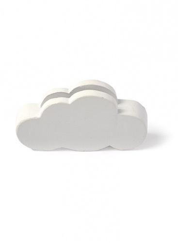 3 Marque-places nuage blanc Taille Unique