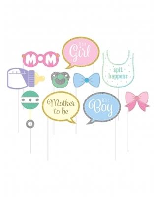 Kit photobooth 10 pièces Bébé Taille Unique Kit photobooth 10 pièces Bébé
